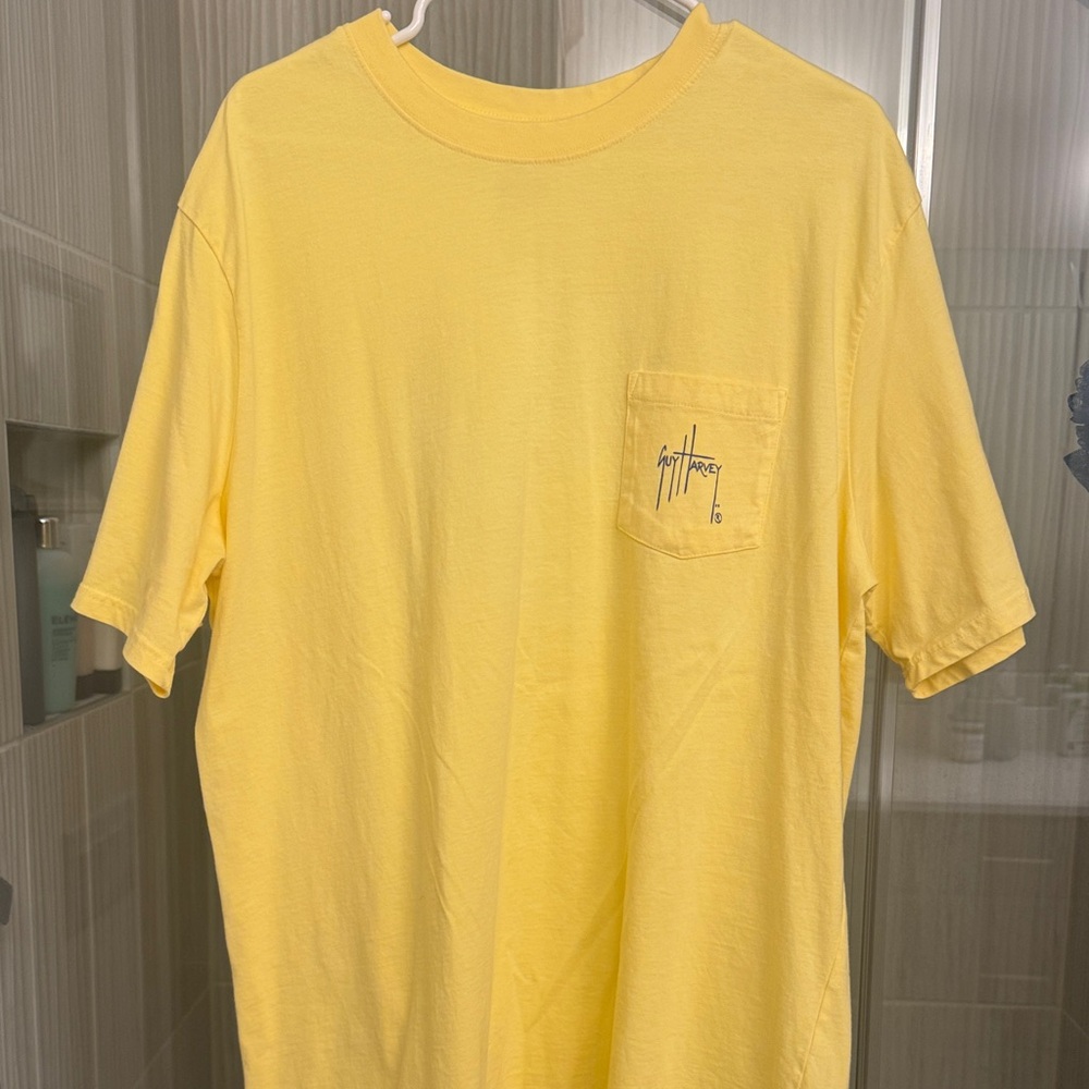 Guy Harvey Light Yellow Short Sleeve Tee